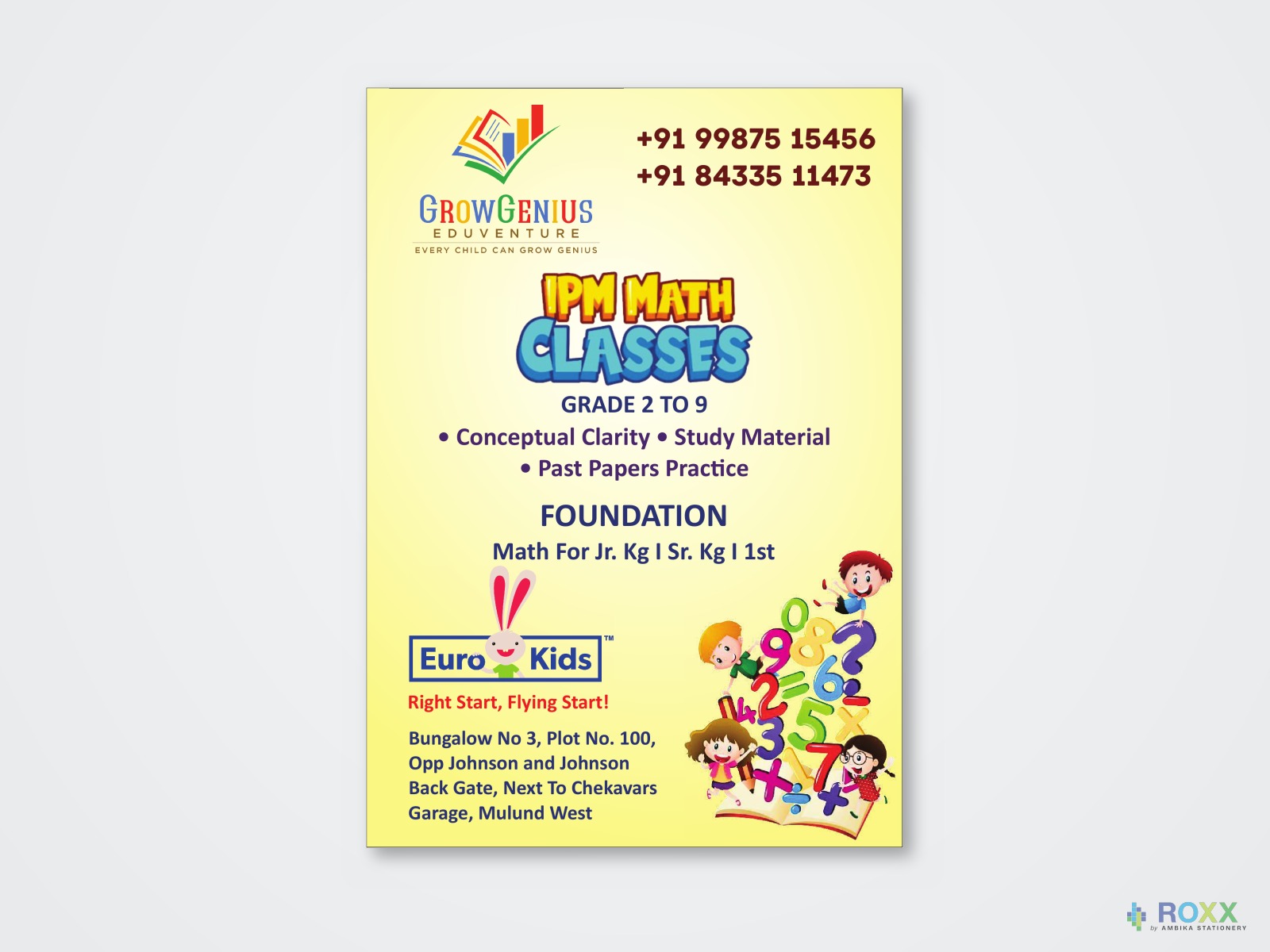 Coaching Class Pamphlet — Grow Genius