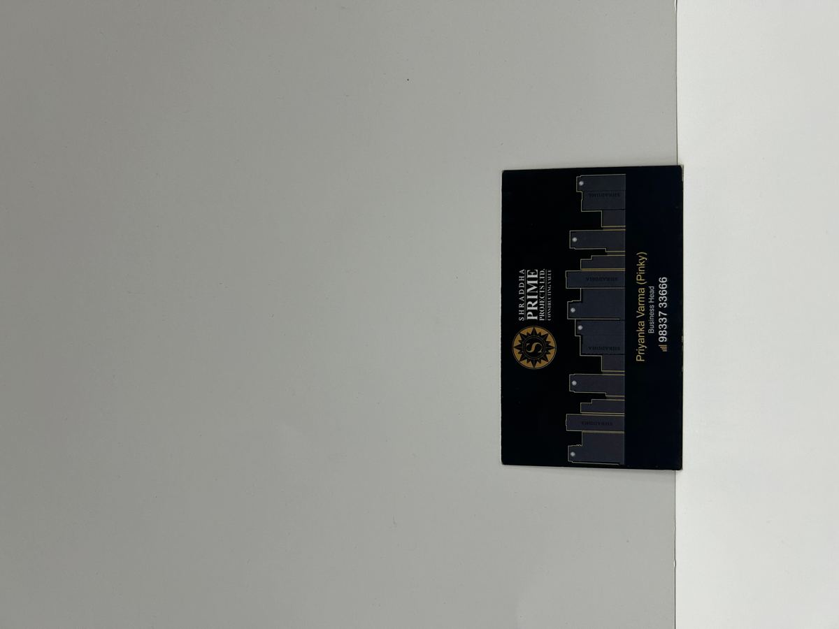Real Estate Visiting Card — Shraddha Prime Projects