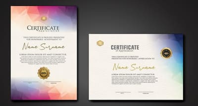 Certificates