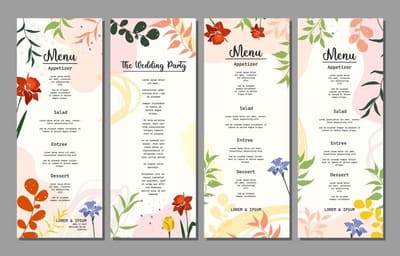Menu Cards